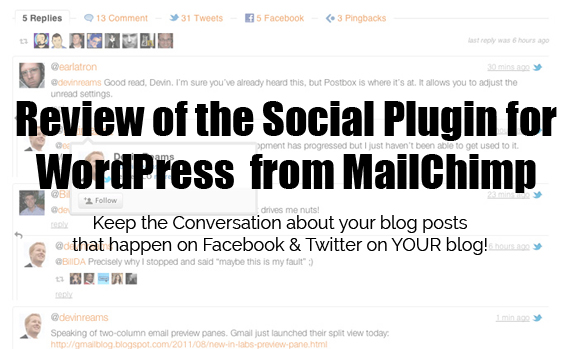 Review of the Social Plugin for WordPress From MailChimp