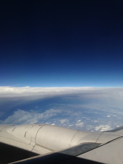 Cloudscapes between Houston IAH and Las Vegas LAS