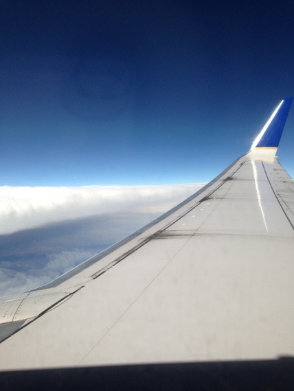 Cloudscapes between Houston IAH and Las Vegas LAS