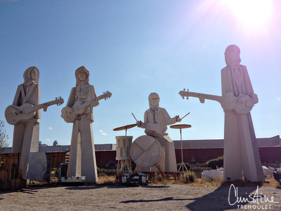 The Beatles - Houston Statues